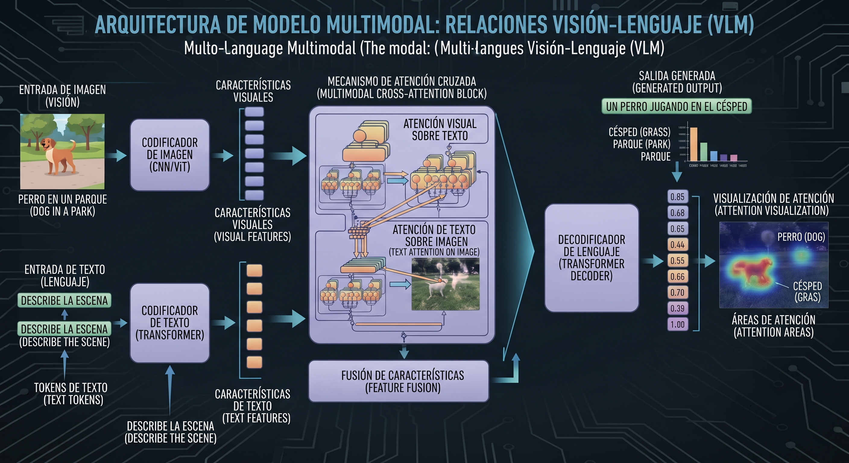 Modelos visi&oacute;n-lenguaje que relacionan im&aacute;genes y texto