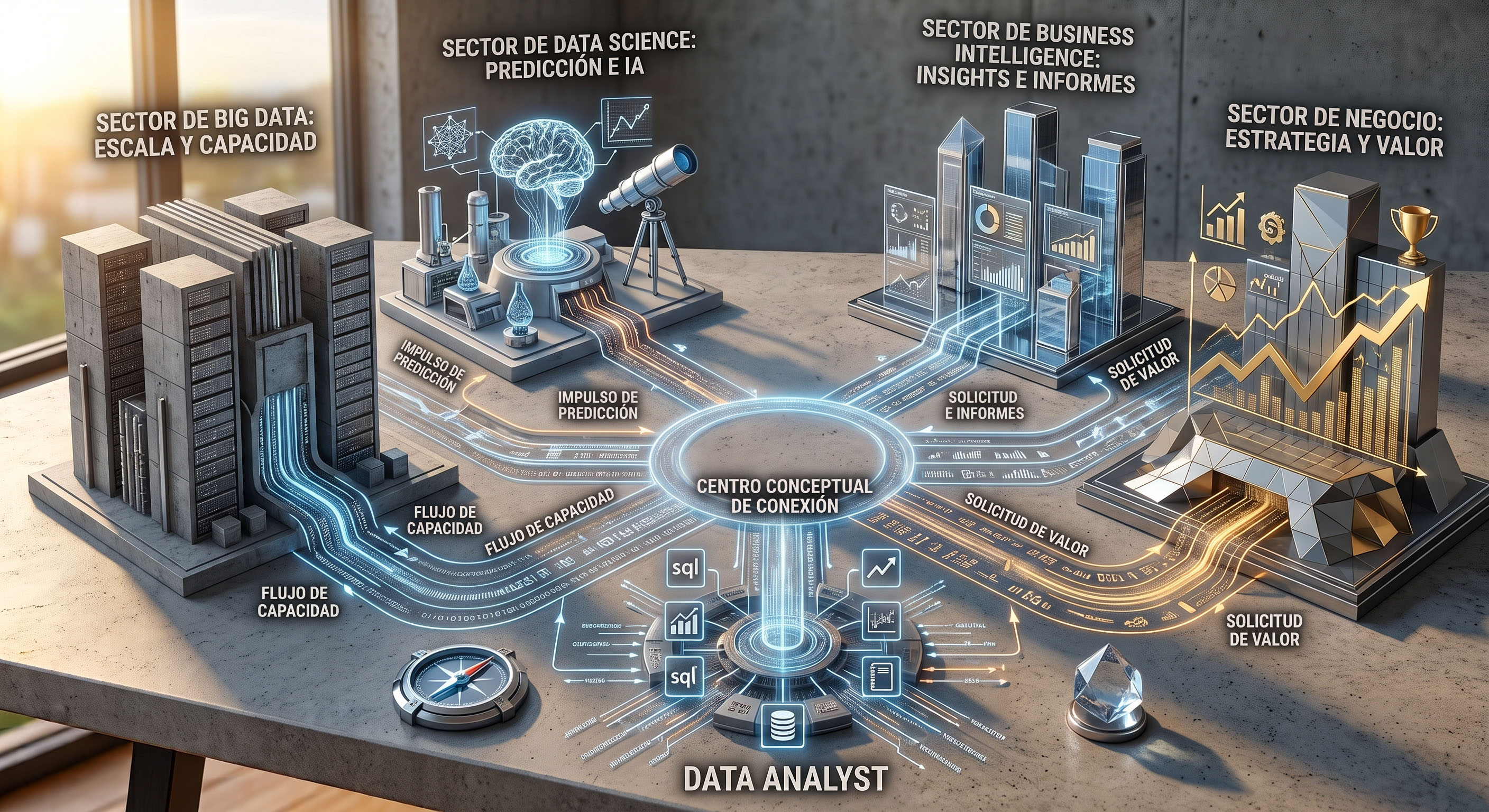 Perfil multidisciplinar del profesional de análisis de datos