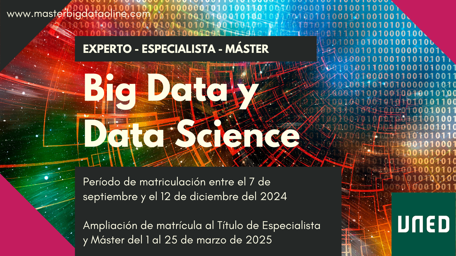 Máster en Big Data y Data Science de la UNED - 2024